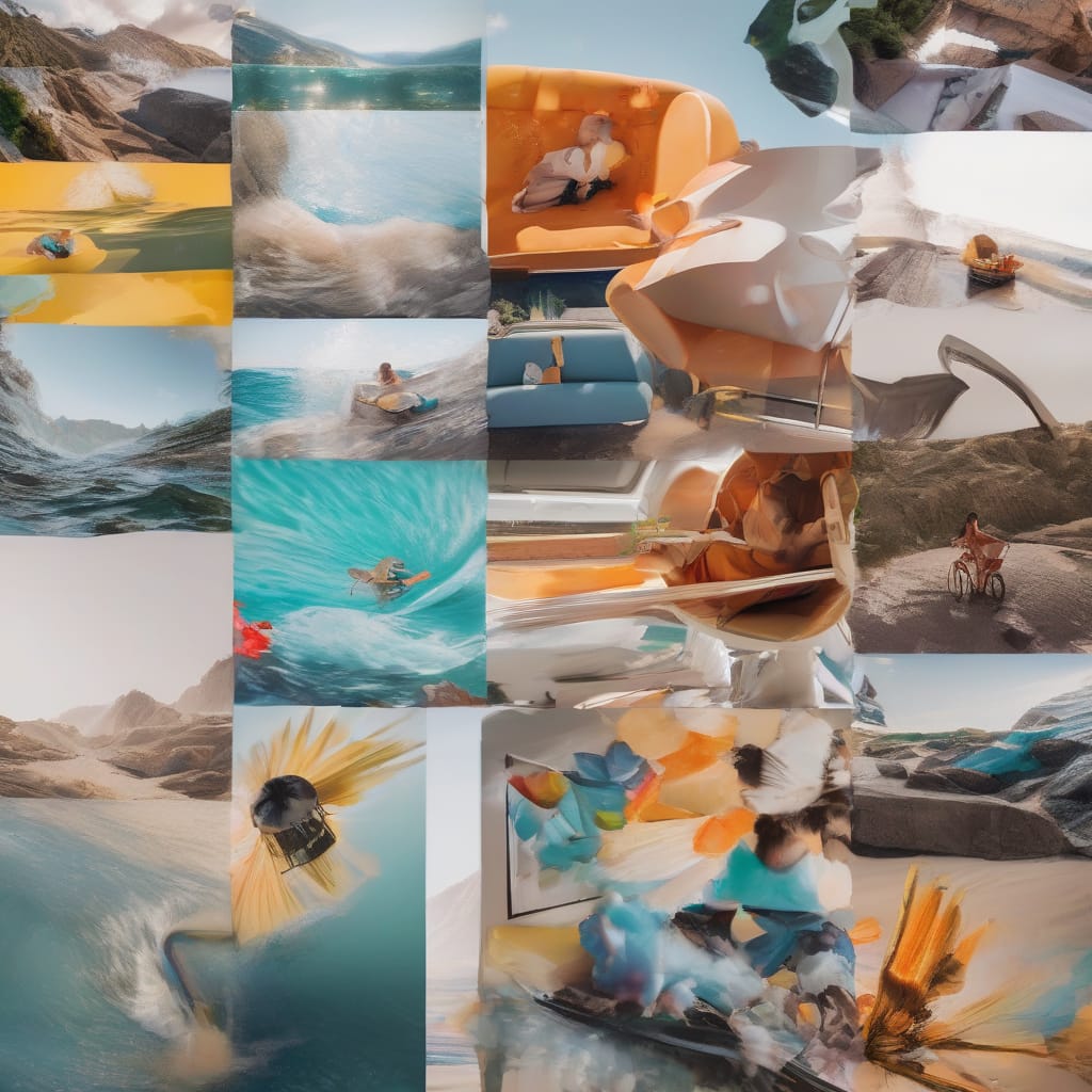 A travel reel with a beautiful landscape